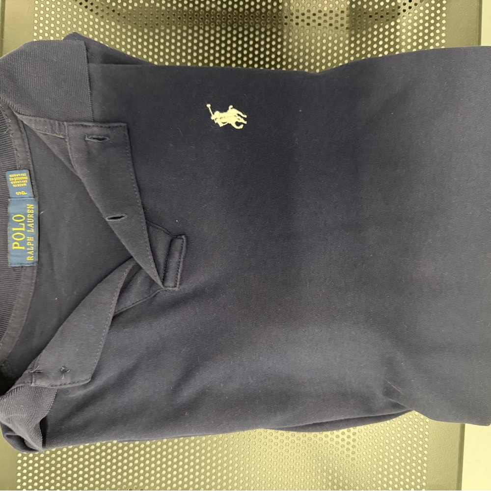 Polo by Ralph Lauren  Navy Blue Polo Shirt - Picture 5 of 5